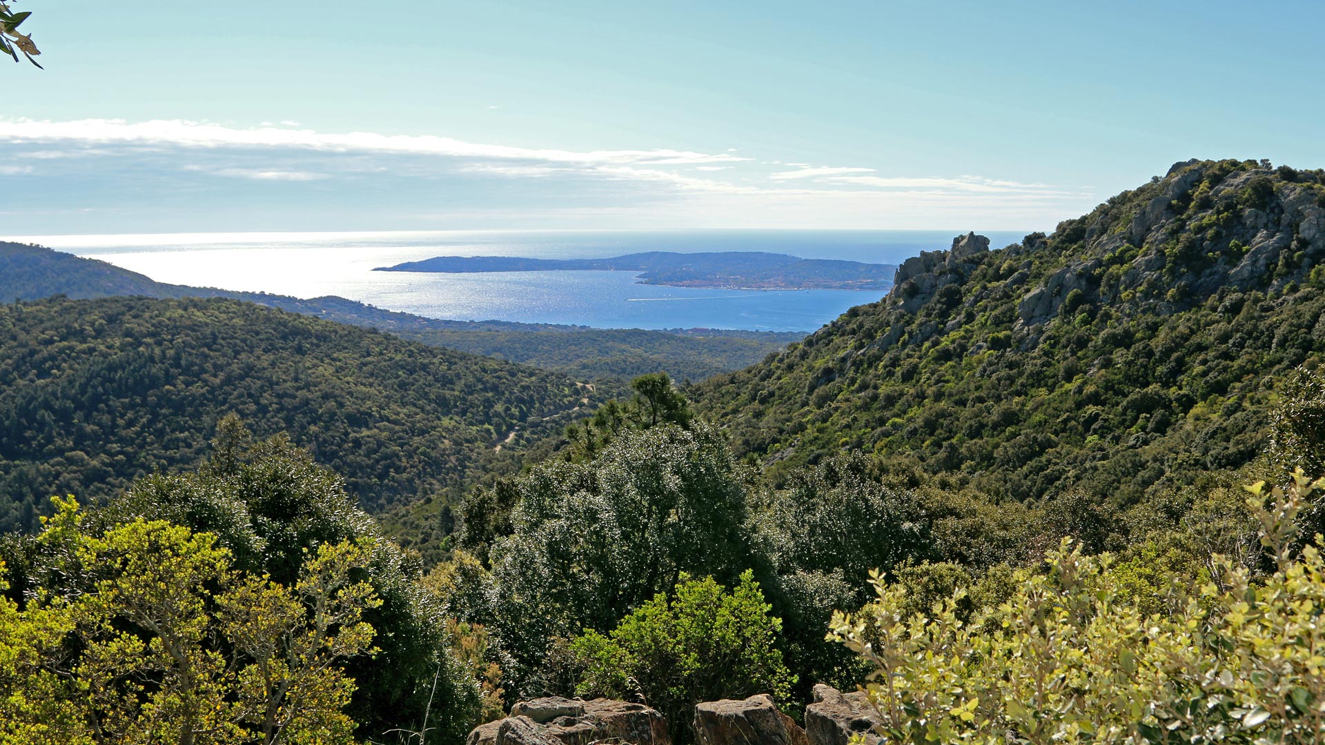 View of Gulf of Saint-Tropez from Le Plan de la Tour